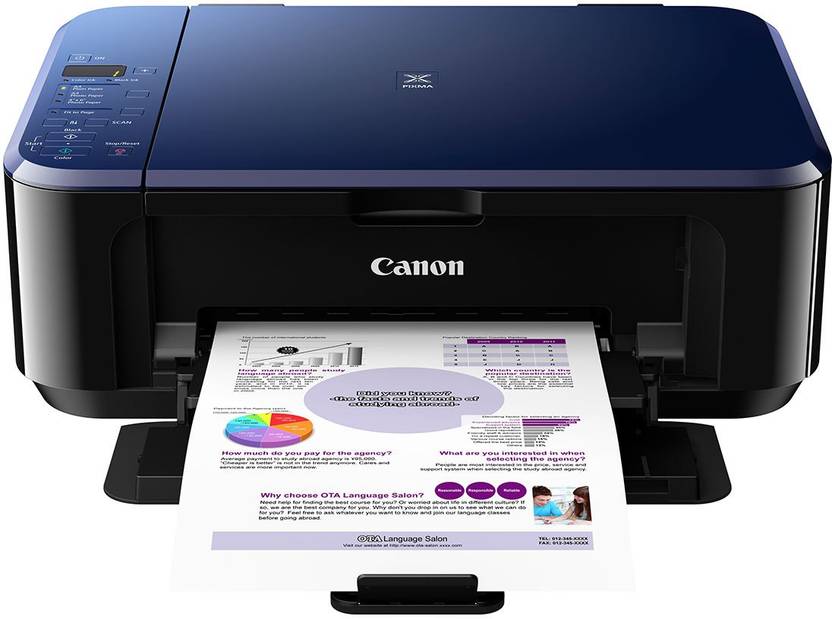 Canon PIXMA E510 Multifunction Color Inkjet Printer (Borderless