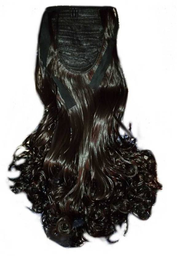 Alizz Comb Clip Wig For Girls Curly Hair Bun Juda Pony Tail Wig