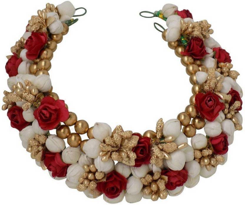 Pelo Trendy Artificial Gajra For Women Hair Hair Bun Accessories