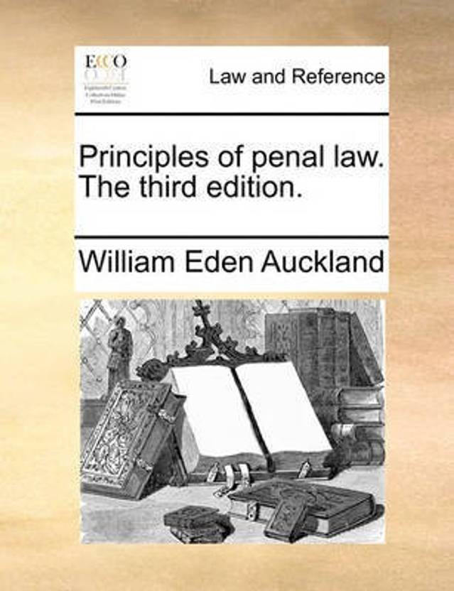 Principles Of Penal Law The Third Edition Buy Principles Of Penal