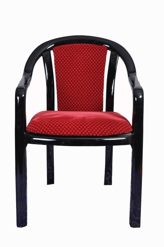 Supreme Ornate-Black/Red Plastic Dining Chair Price in India - Buy Supreme Ornate-Black/Red 