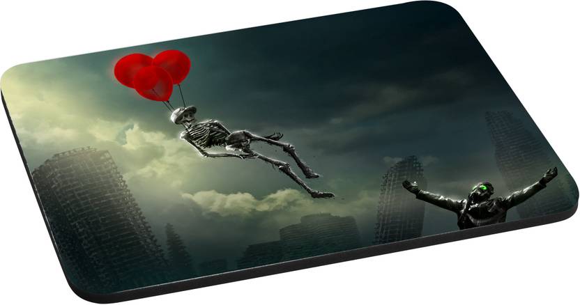 Anni69 Skeleton Flying With Help Of Ballon With High Quality Non