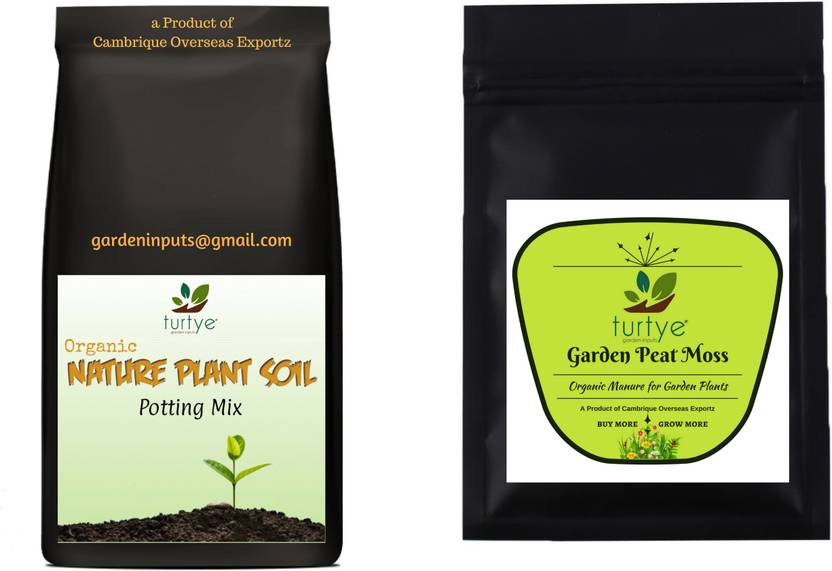 Turtye Combo Pack Organic Nature Plant Soil Potting Mix