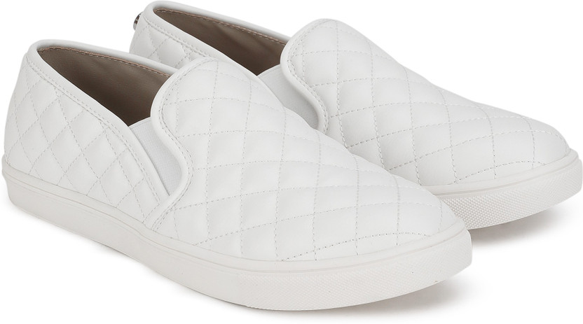 White steve madden slip ons clearance