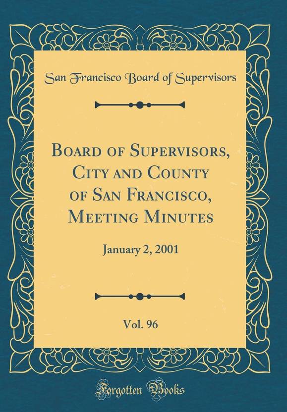 board of supervisors city and county of san francisco meeting