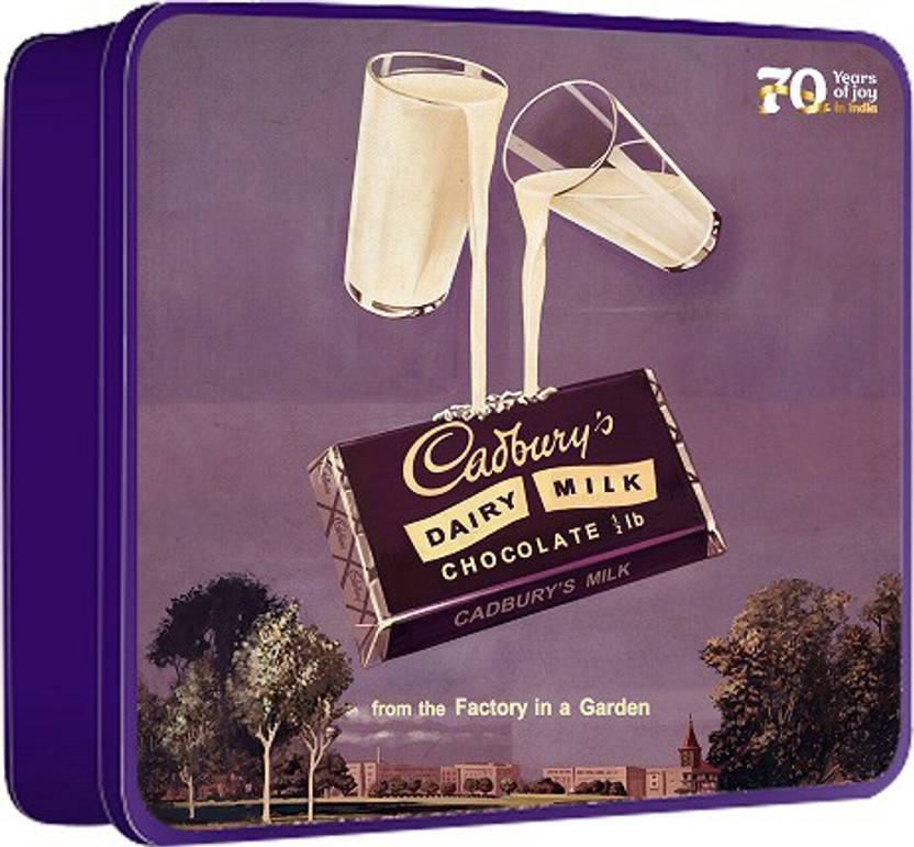 Cadbury Dairy Milk Limited Edition Vintage Tin Box Bars Price in India