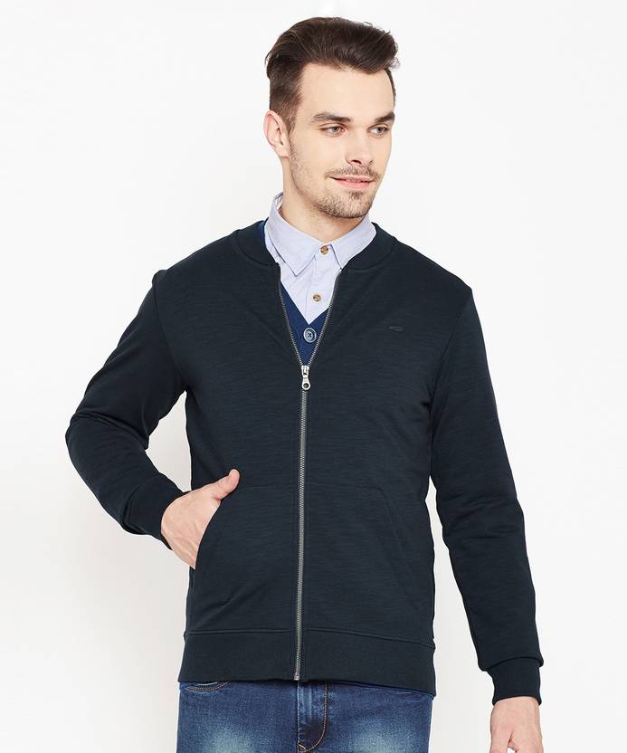 Jack Jones Full Sleeve Solid Men S Casual Jacket Buy Blue Jack