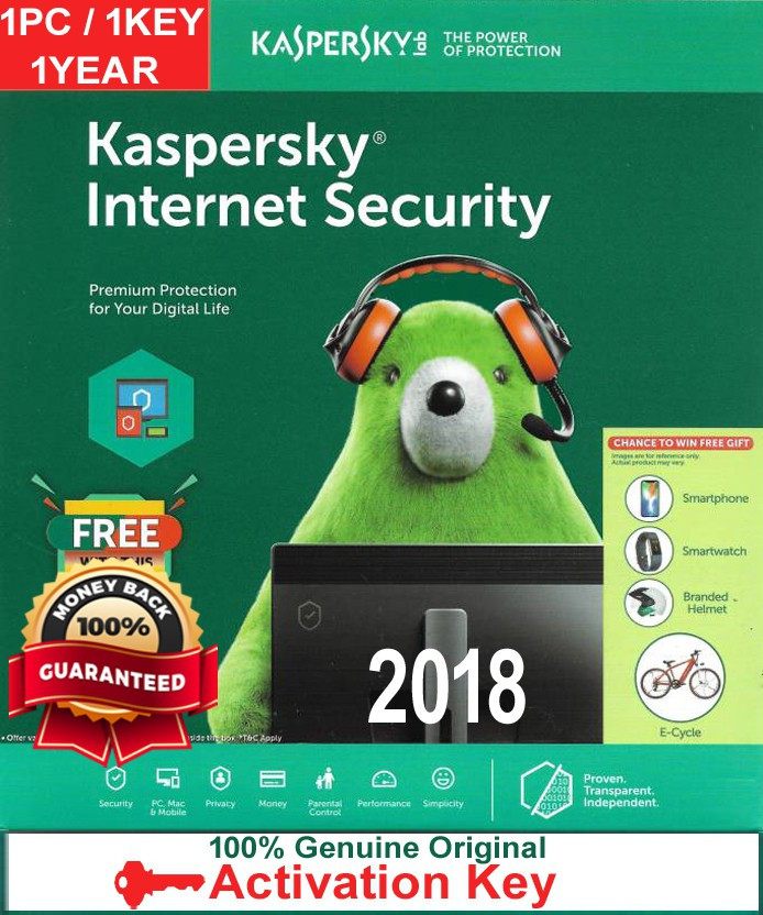 Kaspersky Internet Security 1.0 User 1 Year(Voucher)