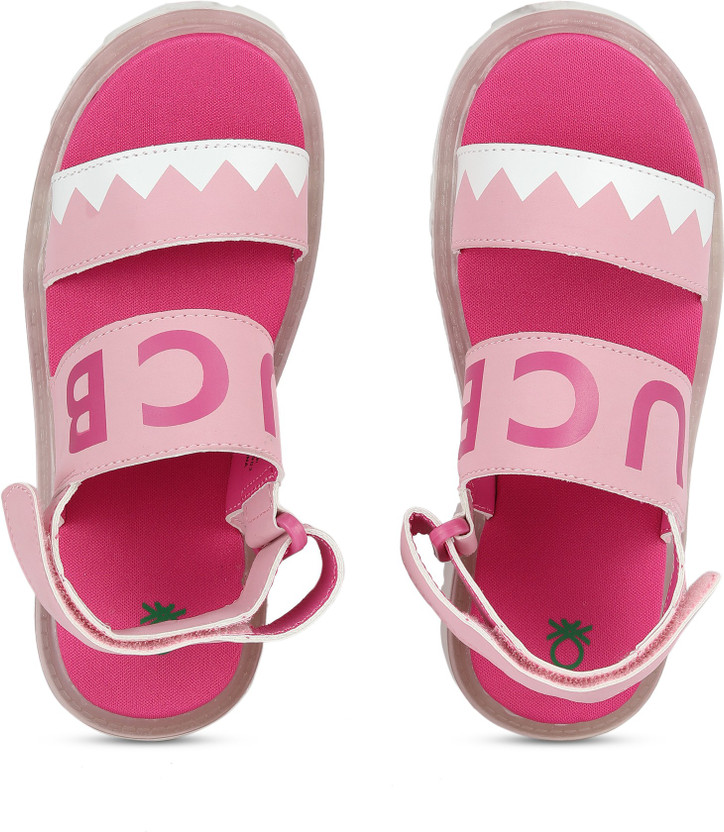 Benetton Girls Velcro Sports Sandals 