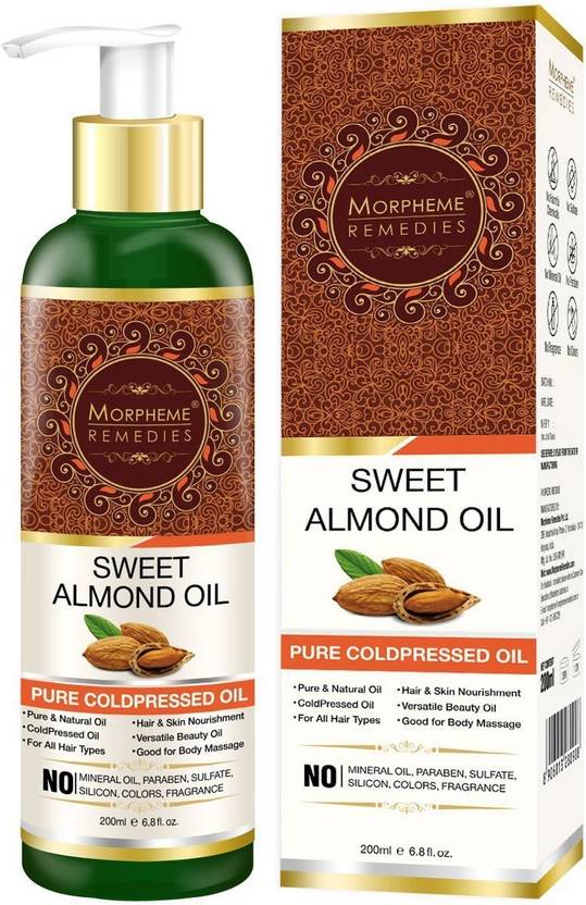 Morpheme Remedies Pure Sweet Almond Oil Coldpressed For Hair