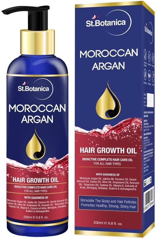 St Botanica Moroccan Argan Hair Growth Oil With Jojoba Almond