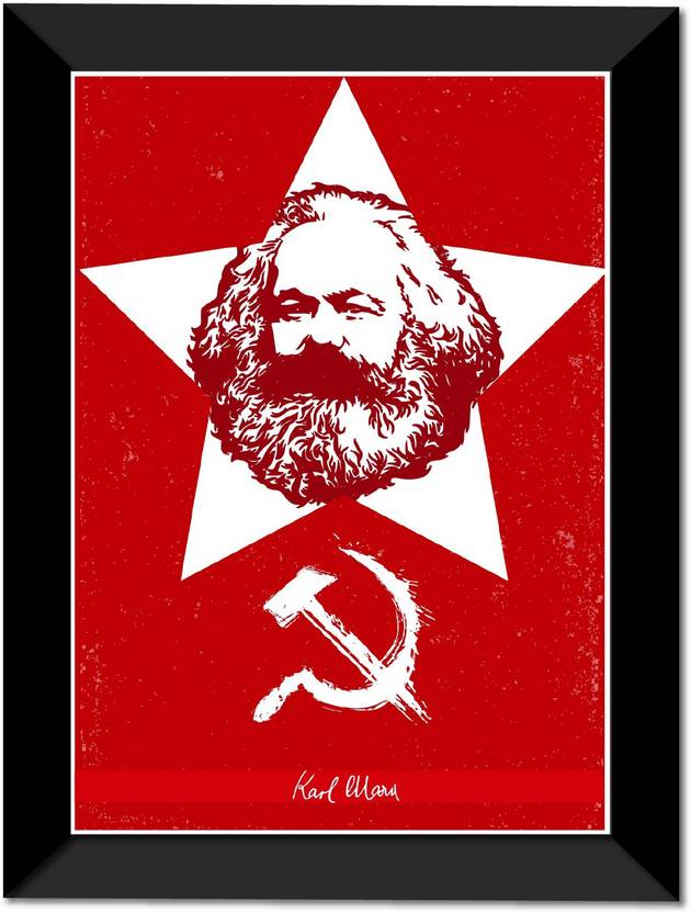 Karl Marx Wall Poster / Frame Fine Art Print Educational