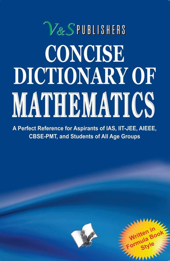 Concise Dictionary Of Mathematics Buy Concise Dictionary Of - 
