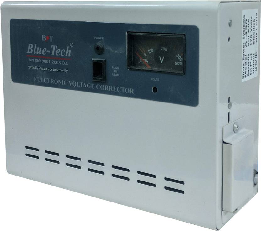 Bluetech 4KVA175v Voltage Stabilizer (for AC upto 1.5 Ton) Price in