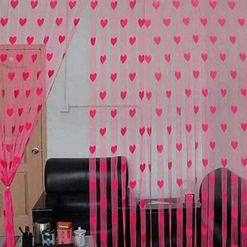Pooja 217 7 Ft Net Door Curtain Pack Of 2 Buy Pooja 217 7