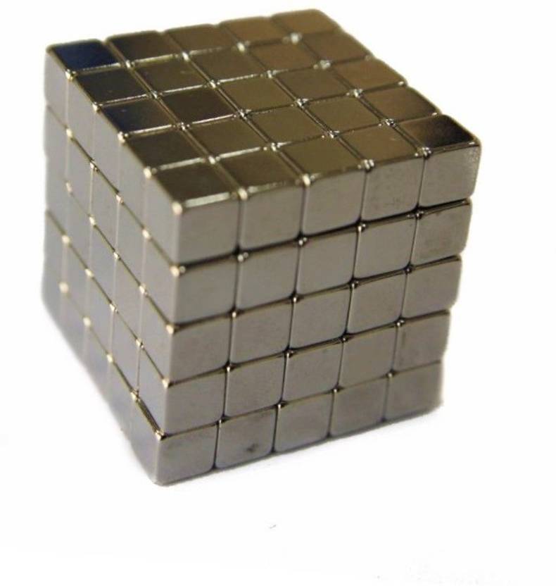 ART IFACT 125 Pieces of 5mm Cube Neodymium N52 Cube