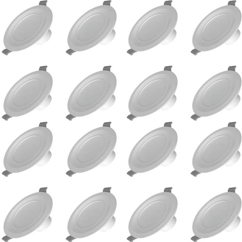 Tryka 6 Watt Led Ceiling Lights Concealed Round Color Blue