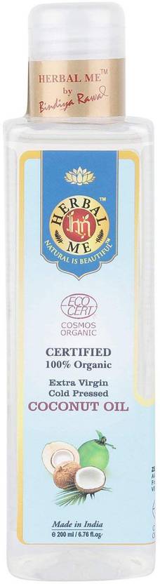 Herbal Me Extra Virgin Coconut Oil Certified 100 Organic By