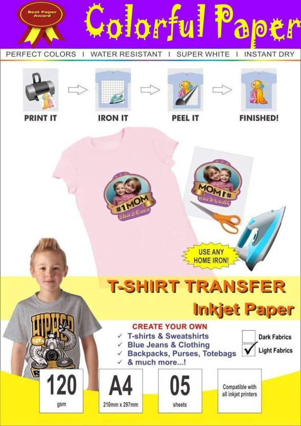 Flipkart.com | liquis T-Shirt Transfer Paper Transfer at Home Through ...
