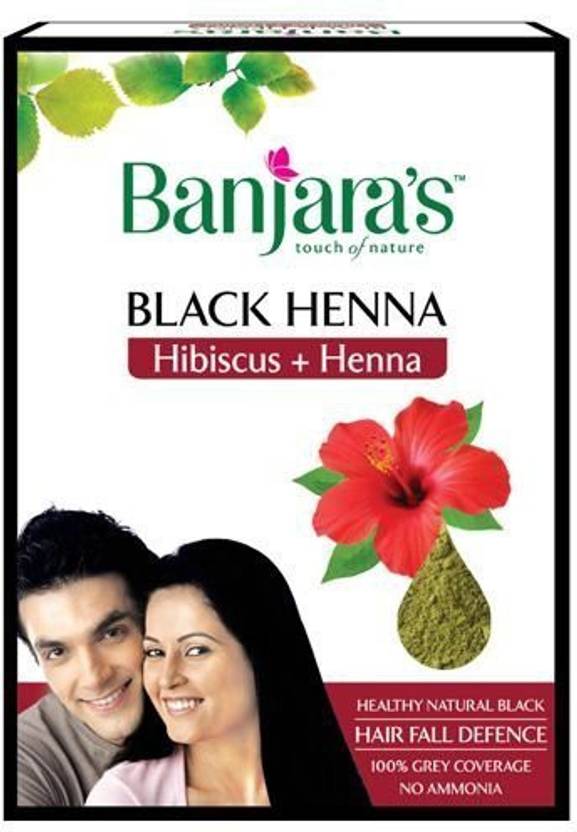 Banjara S Black Henna Hibiscus Henna Hair Color Black Price