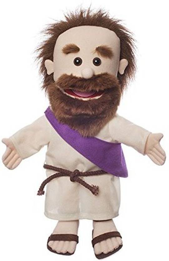 Silly Puppets 14" Jesus W/ Rope Belt, Bible Character, Hand Puppet 14