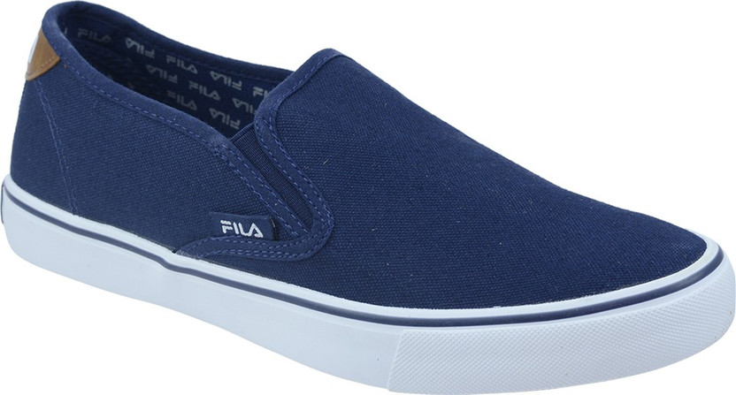 FILA Fila Men Slip On Canvas Shoes 