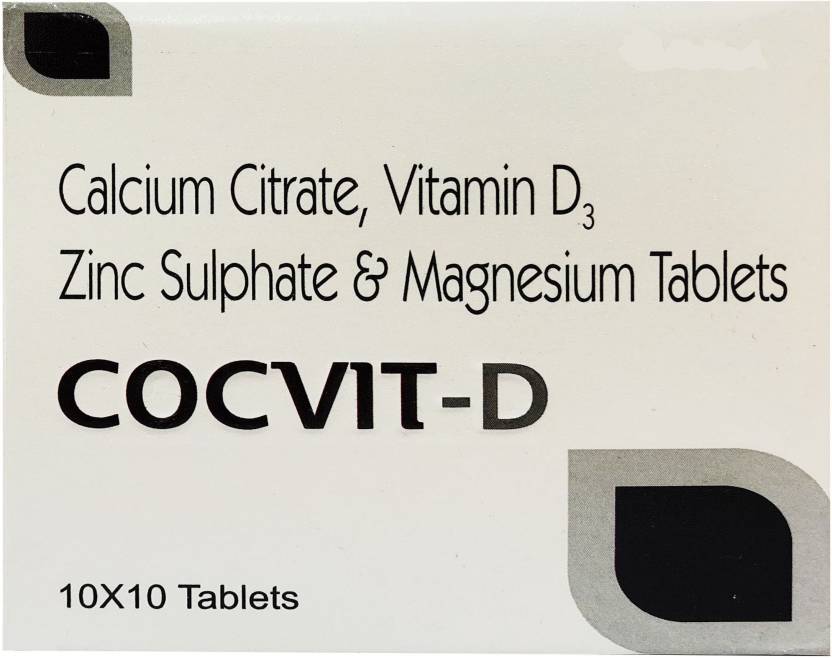 Cocvit D Easily Absorbed Calcium Extra Vitamin D3 Zinc