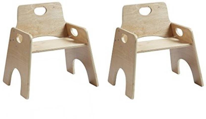 Ecr Kids 10 Stackable Wooden Chair For Toddlers Sturdy Hardwood