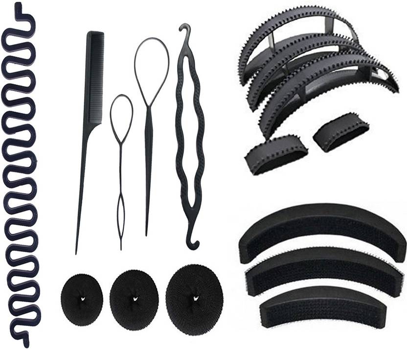Kyt 16 Pcs Hair Combo Set 4 Pcs Diy Kit For New Hair Styling 1 Pcs