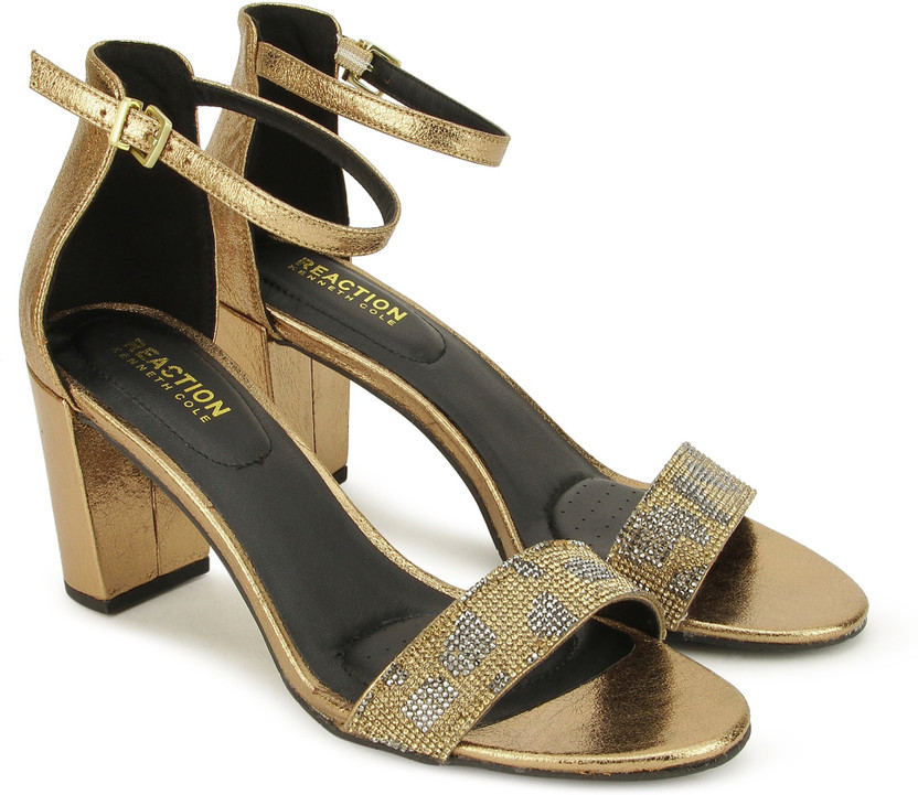 Kenneth Cole Women Gold Heels - Buy 