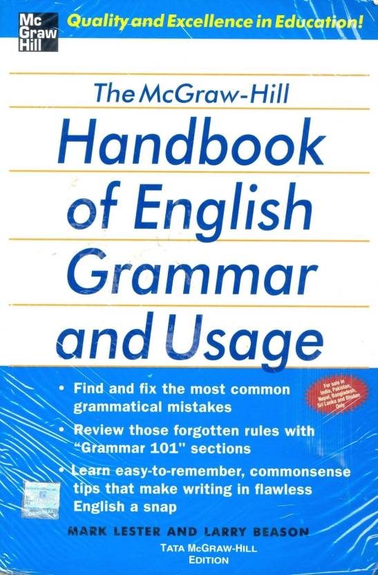 The Mcgraw Hill Handbook Of English Grammar And Usage Buy The