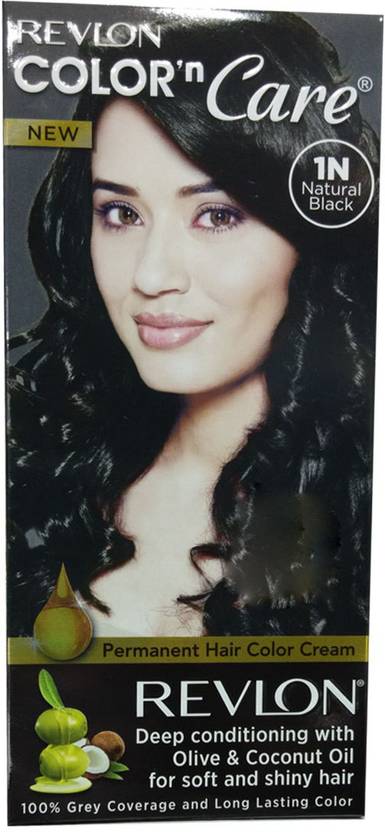 Revlon Color N Care 1n Natural Black Permanent Hair Color Cream