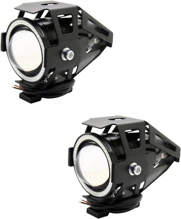 ALLEXTREME U7 Led Fog Light Bike Driving Drl Fog Light Spotlight, High/Low Beam, Flashingwith