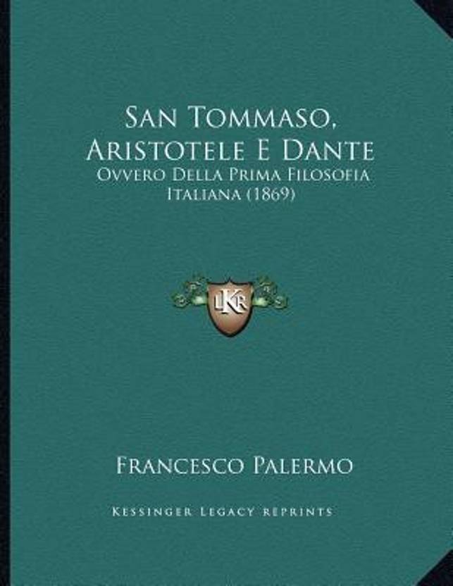 San Tommaso, Aristotele E Dante Buy
