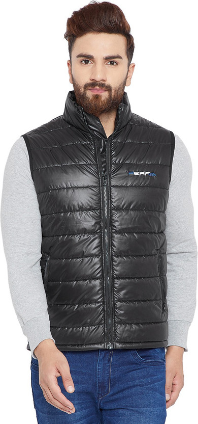 Buy PERF Sleeveless Solid Men Jacket 