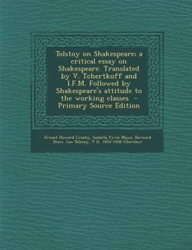 table talk is an essay on shakespeare by