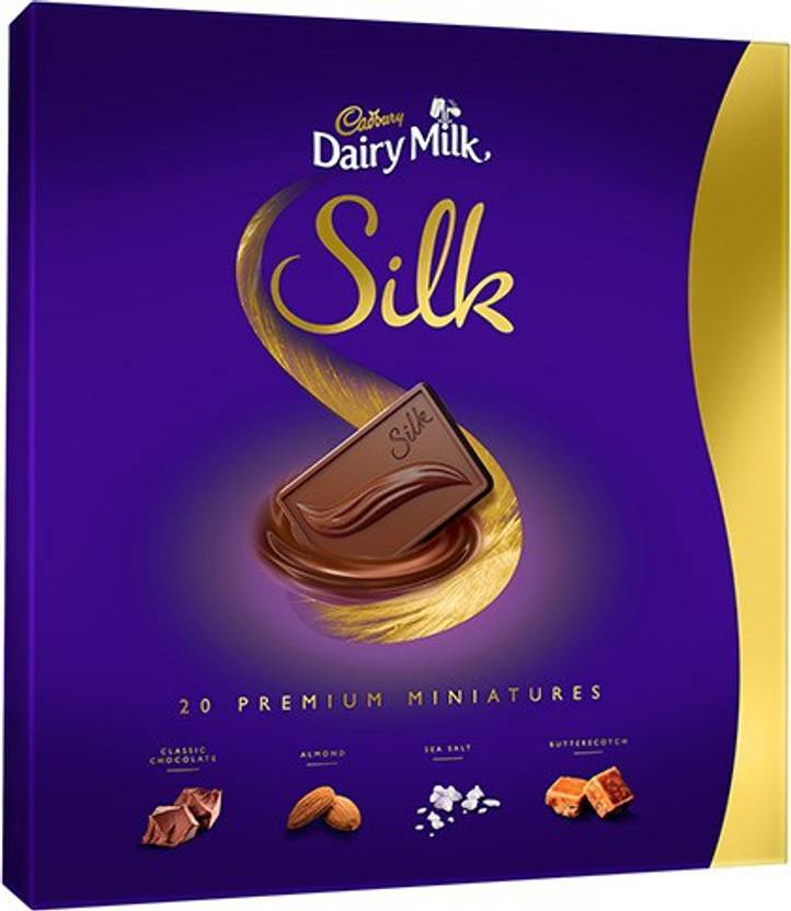 Cadbury Dairy Milk Silk Miniatures Chocolate Gift Pack, 200 gm Bars