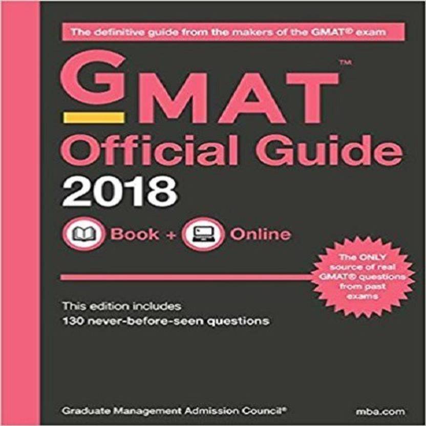GMAT Official Guide 2018 Book + Online Buy GMAT Official Guide 2018
