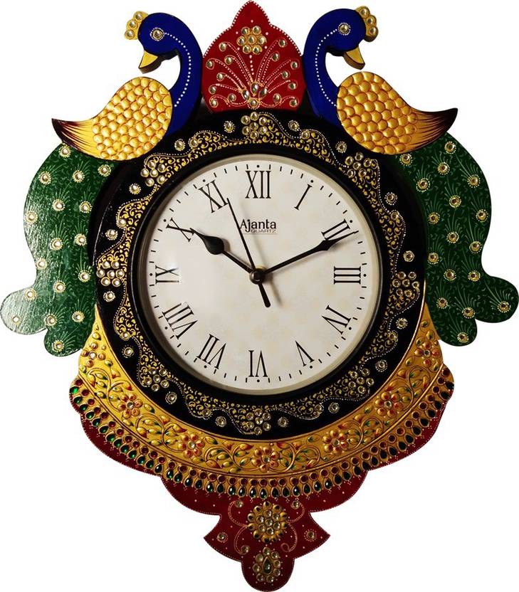 AJANTA Analog 35 cm X 30 cm Wall Clock Price in India Buy AJANTA
