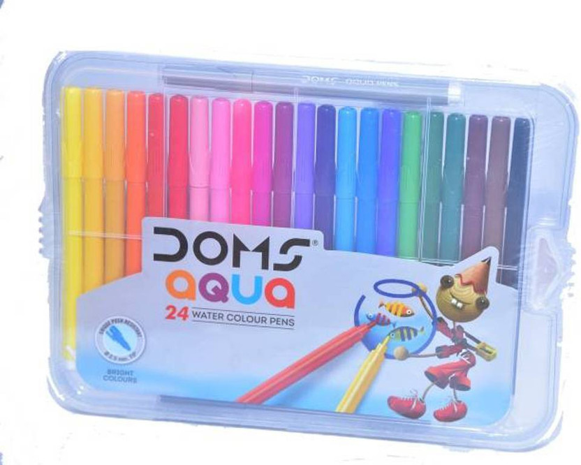 DOMS 24 Color pencil & 12 Sketch Combo(Set of 1, Multicolor)