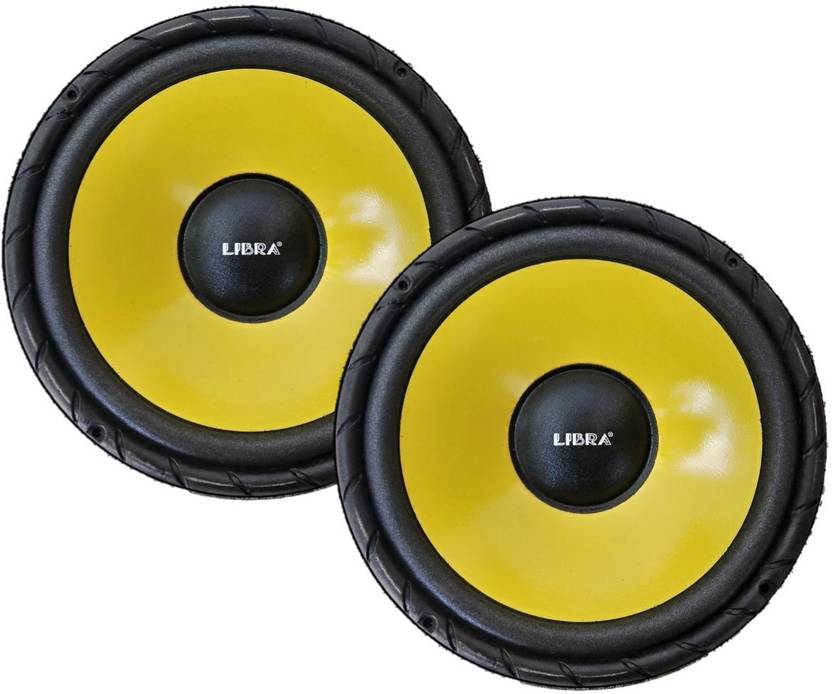 LIBRA Pair of Yellow Cone 8 inch Subwoofer Price in India Buy LIBRA
