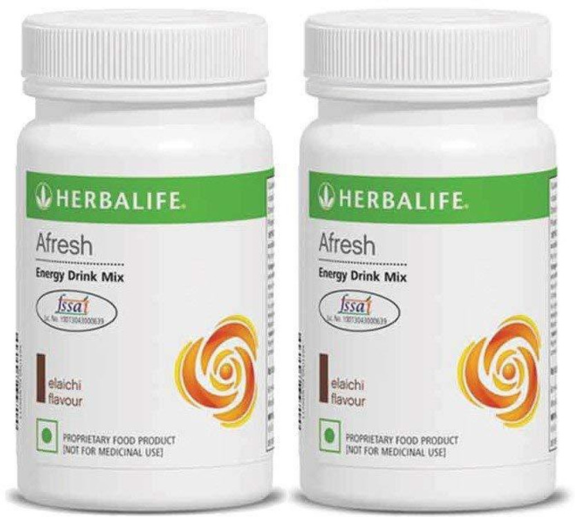 HERBALIFE Afresh Energy Drink Mix Sports Drink(50 g, Elacichi Flavored)