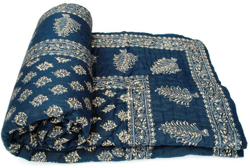 V.R.ENTERPRISES V.R.ENTERPRISES Floral Double Quilt for  Heavy Winter(Cotton, Multicolor) - Flipkart Deal