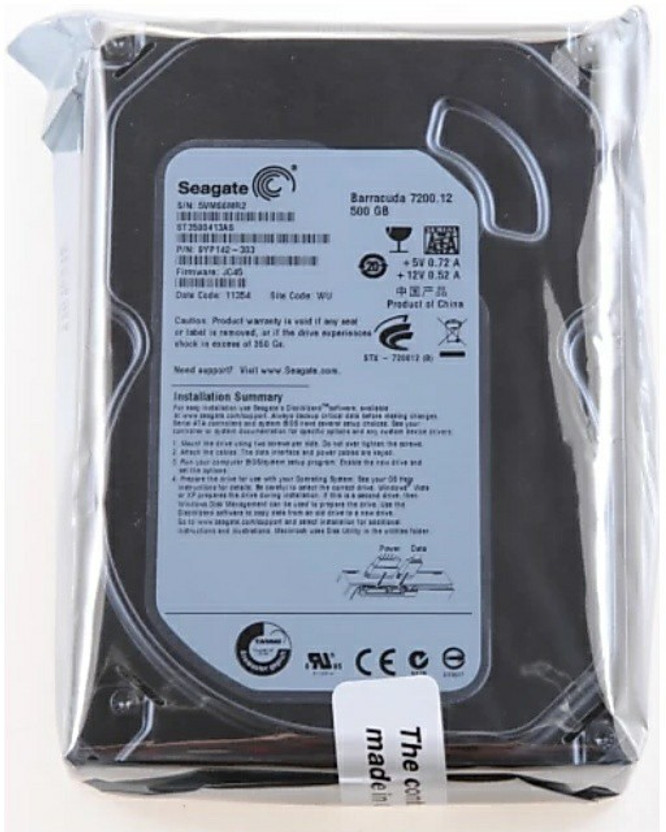 Seagate 500 GB desktop Hard Disk 500 GB Desktop Silver SATA Internal Hard Disk Drive (HDD) (desktop hardisk 500 gb)(Interface: SATA, Form Factor: 3.5 inch)