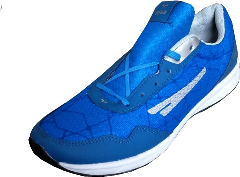 Sega blue running shoes Outlet