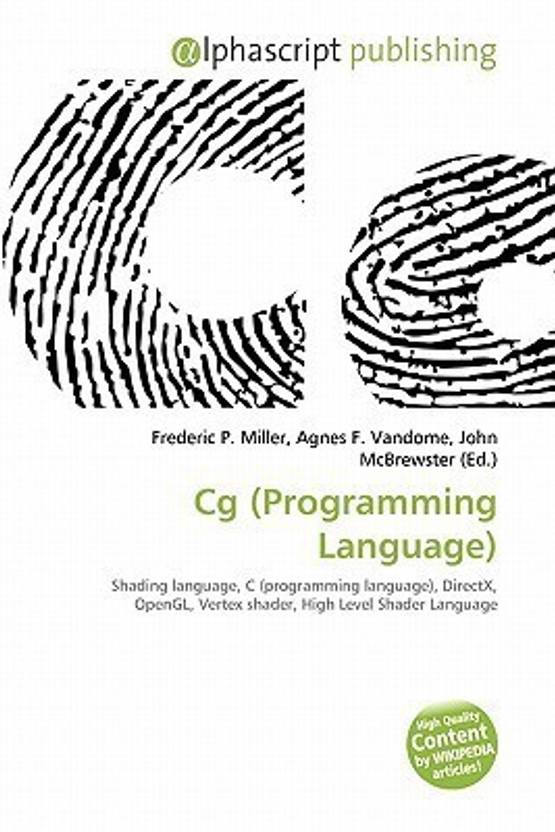 CG (Programming Language): Buy CG (Programming Language) by unknown at ...