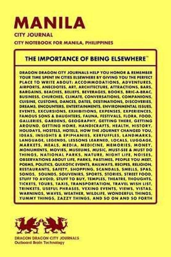 Manila City Journal, City Notebook for Manila, Philippines Buy Manila