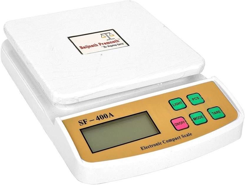 Baijnath Premnath Digital Luggage and Cylinder Weighing Scale (50kg, Multicolour) {for research} Weighing Scale(White)