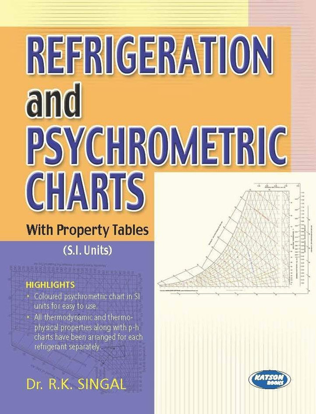 Refrigeration and Psychrometric Charts with Property Tables (S.I. Units)(English, Paperback, Singal R. K.)