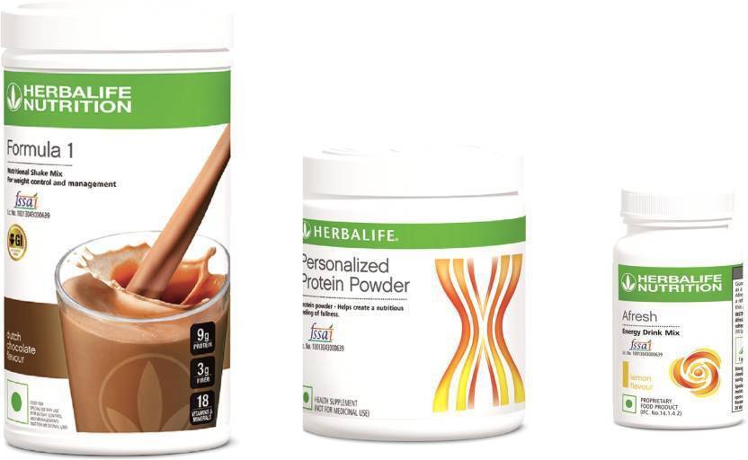 HERBALIFE F1 Choclate Shake 500 g, PPP 200 g, Afresh Lemon